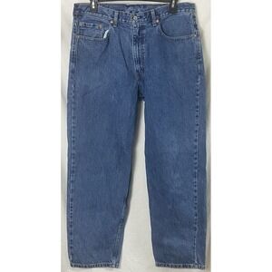 Levis 560 Mens Jeans Blue Denim 38x32 (Actual 38x31) Straight Relaxed Comfort